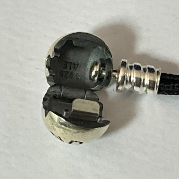 Authentic Pandora Black Multi Strand Cord Bracelet 590715CBK-M2 NEW 19 CM / 7.5" - Picture 3 of 4